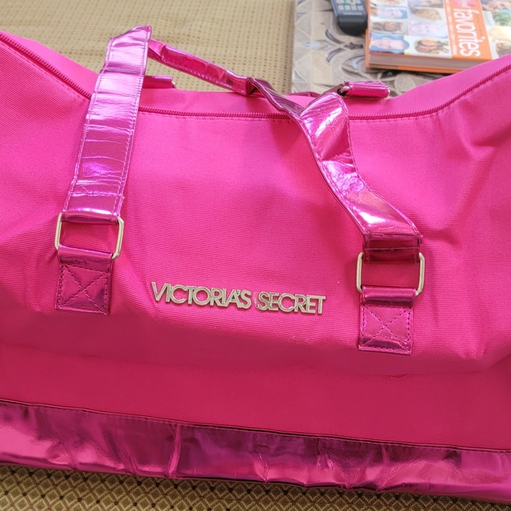 Victoria's Secret pink duffle weekender
